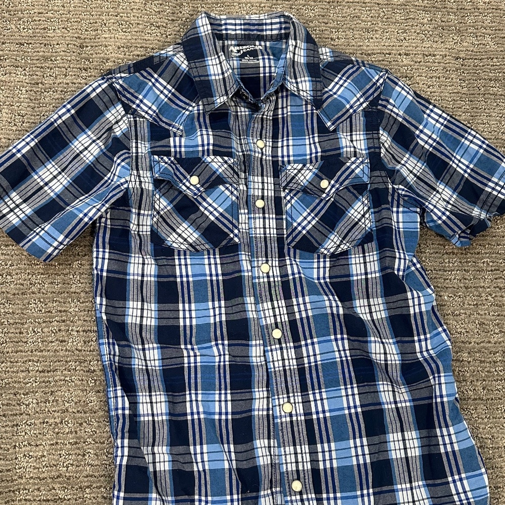 Boys size 10/12 button down shirt